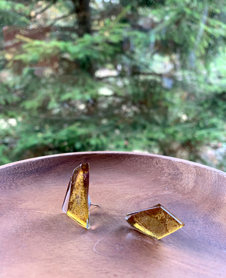 ガラスピアス